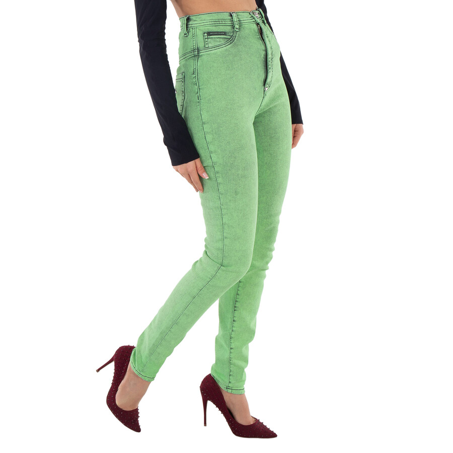 Overdyed Stretch Super High-Waist Jeggings