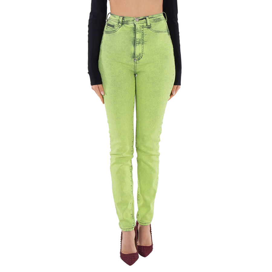 Overdyed Stretch Super High-Waist Jeggings