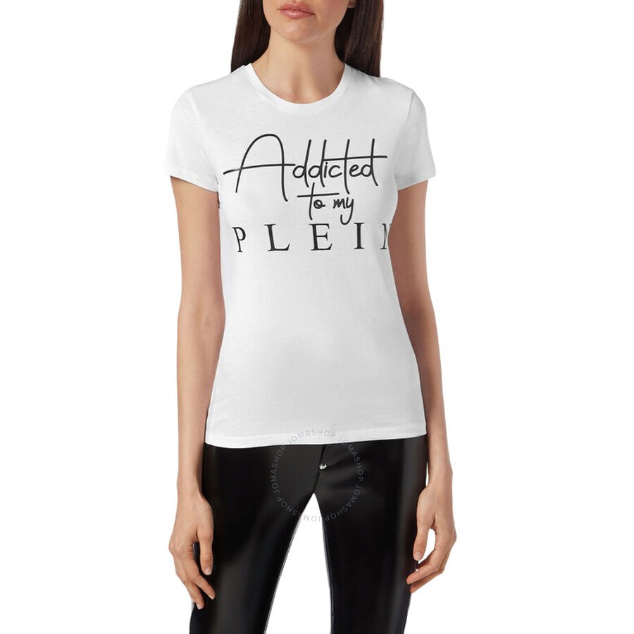 Philipp Plein Statement Print Cotton Jersey T-shirt