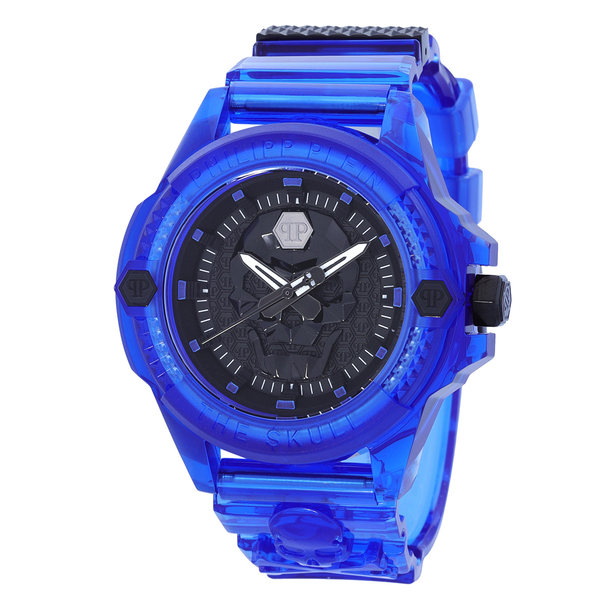 Philipp Plein The Skull Quartz Black Dial Men's Watch PWWAA0323