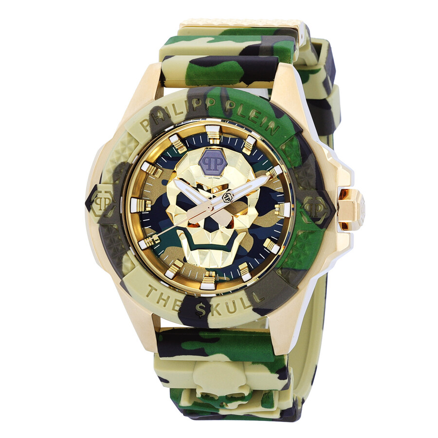 Philipp Plein The Skull Titan Quartz Camouflage Dial Men 