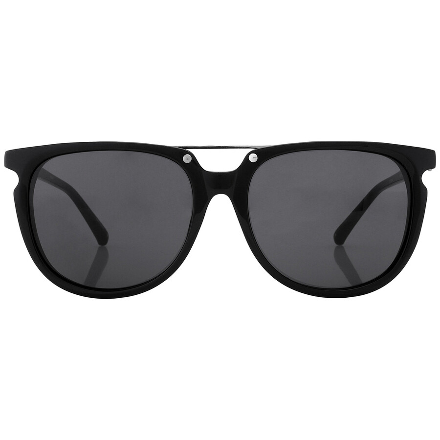 Phillip Lim Black Oval Sunglasses PL53C1SUN 57 5054275055512