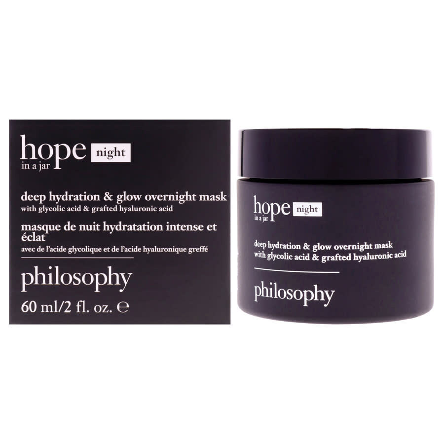 Philosophy Di Lorenzo Serafini Philosophy Ladies Hope In A Jar Deep Hydration And Glow Overnight Mask 2 oz Skin Care 3616305488763 In Black