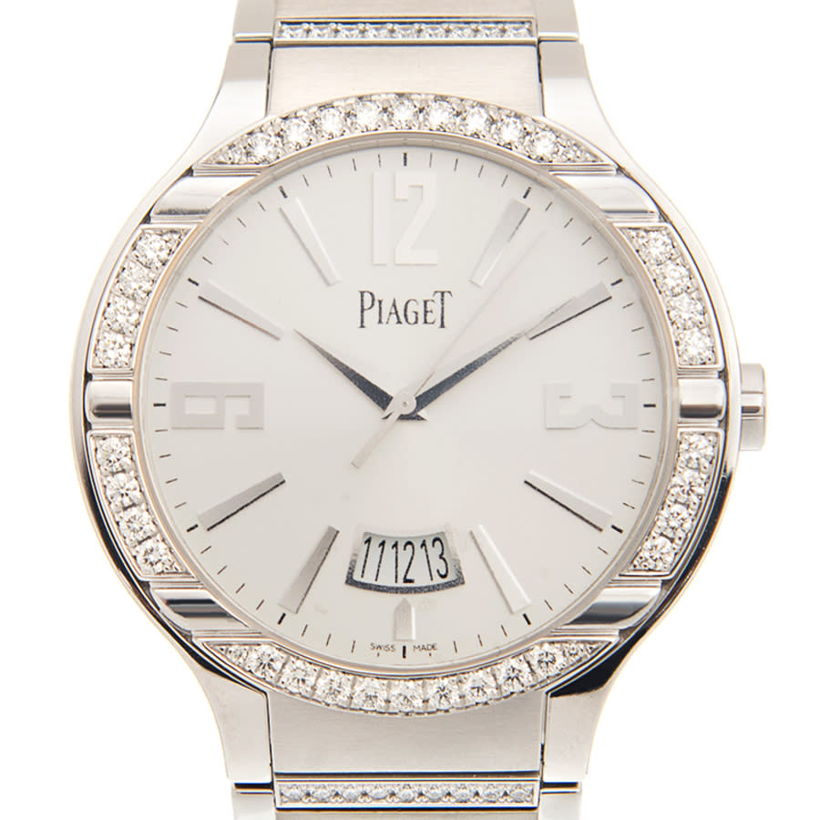 Piaget Polo Automatic Diamond Silver Dial Men's Watch GOA36225