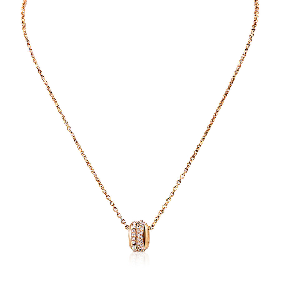 Piaget Possession 18k Rose Gold 0.60 Ct Diamond Necklace