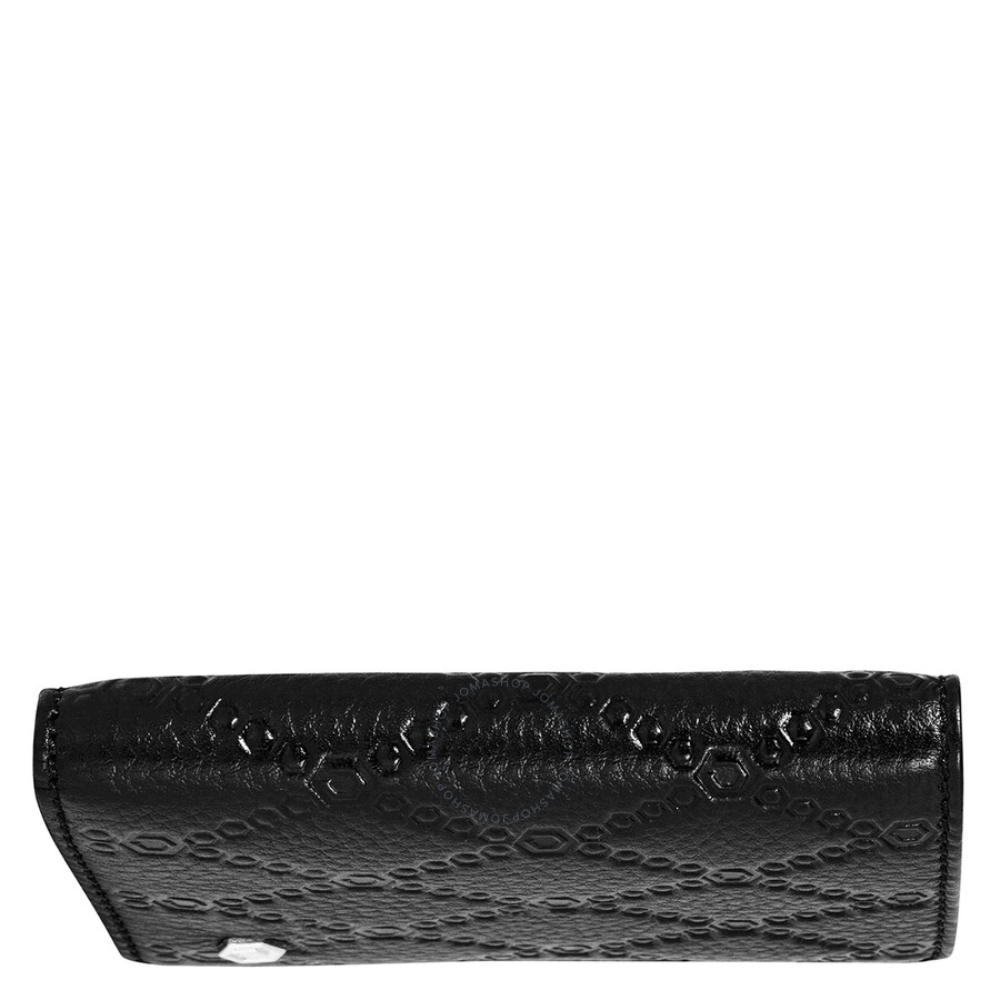 Picasso And Co Leather Wallet- Black In Black