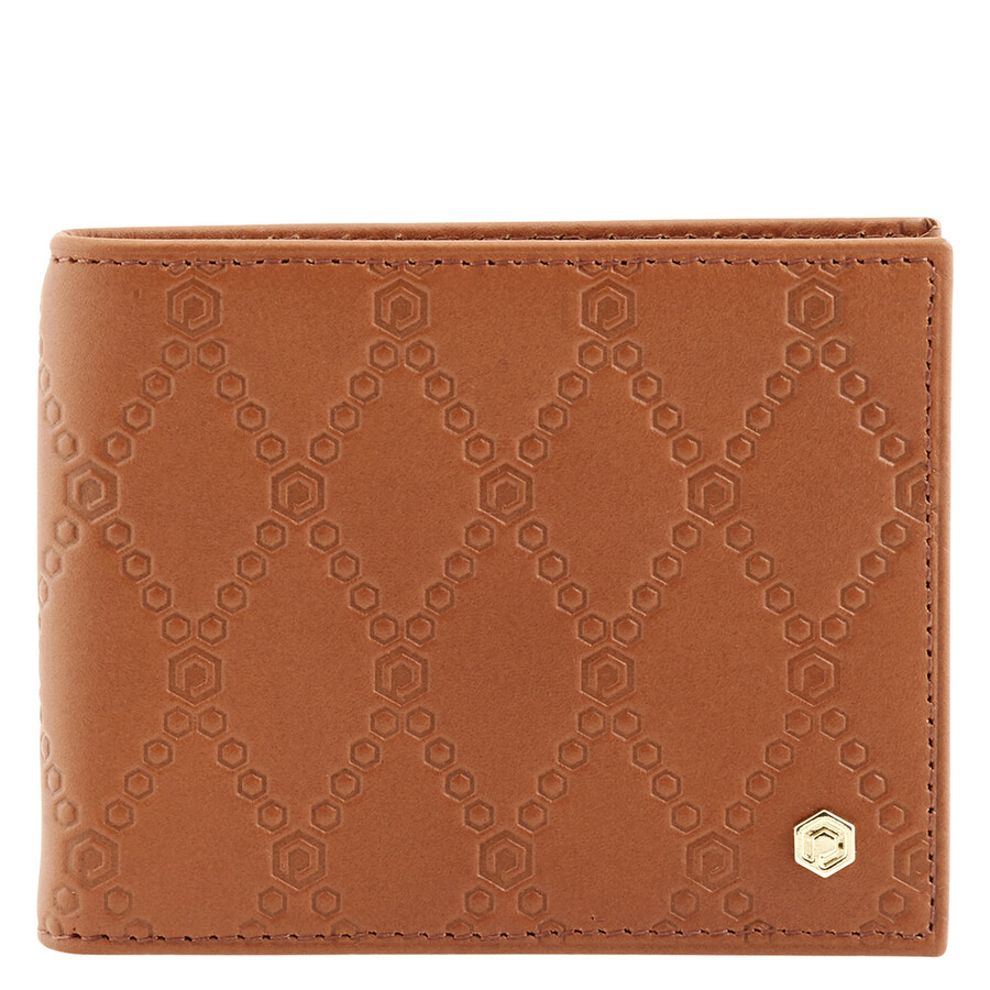 Picasso And Co Slim Leather Wallet- Tan In Brown
