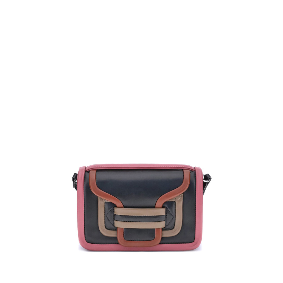 Pierre Hardy Multicolor Calf Leather Bos Taurus Shoulder Bag In Multi