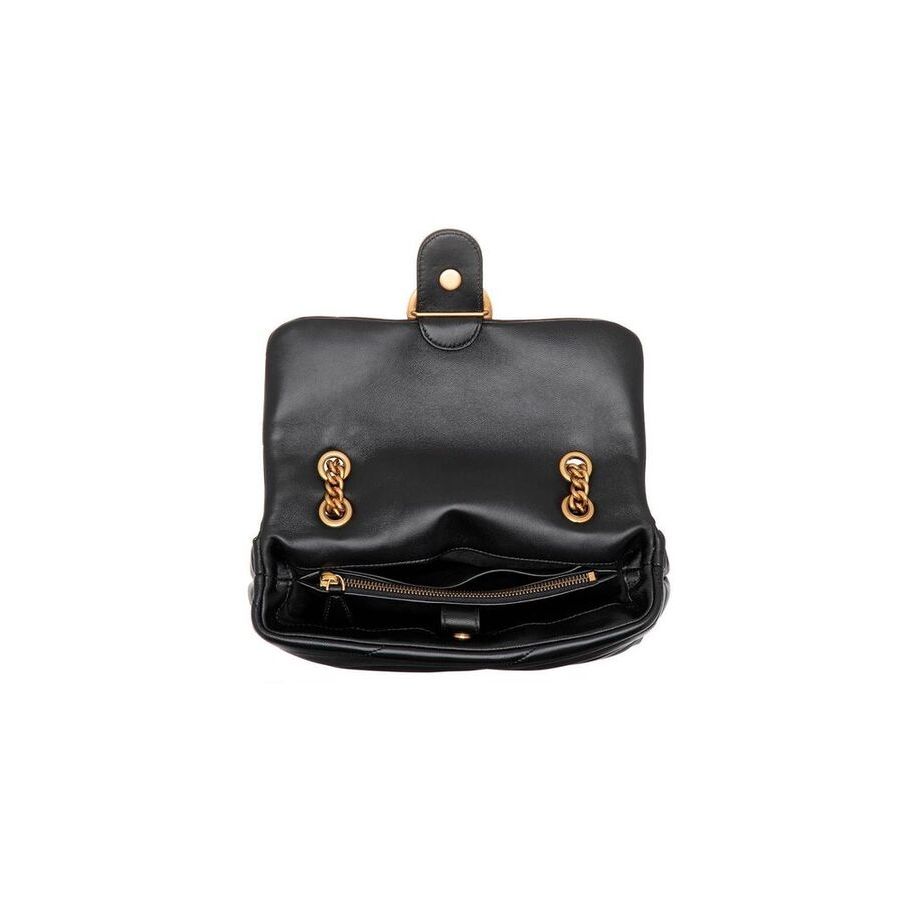 ポコ Pinko Black Lamb Leather Crossbody Bag 100038 A0F2 Z99Q