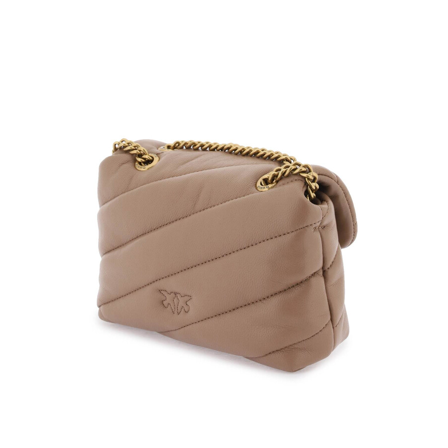 Pinko Love Baby Puff Quilt Bag In Brown