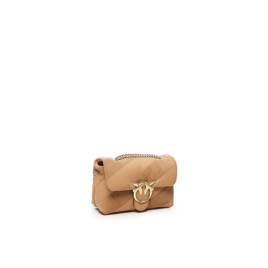 Pinko Love Bag Puff Mini Crossbody Bag In Brown