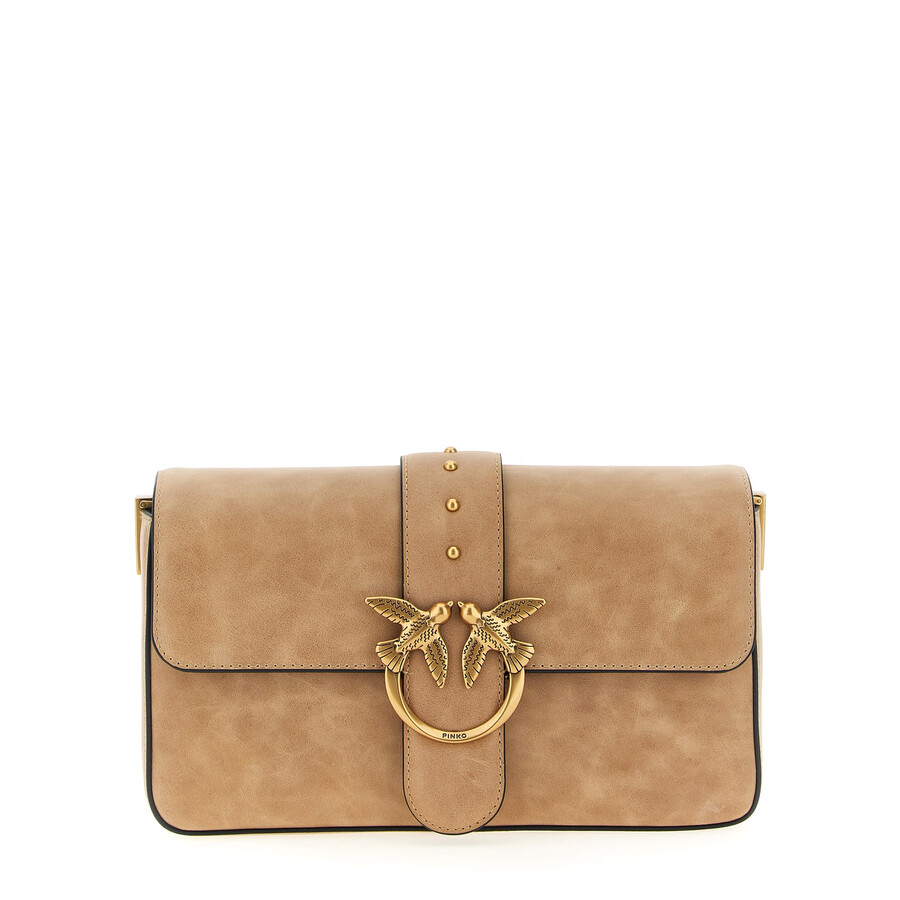 Pinko Love Bag Slouchy Medium Shoulder Bag In Brown