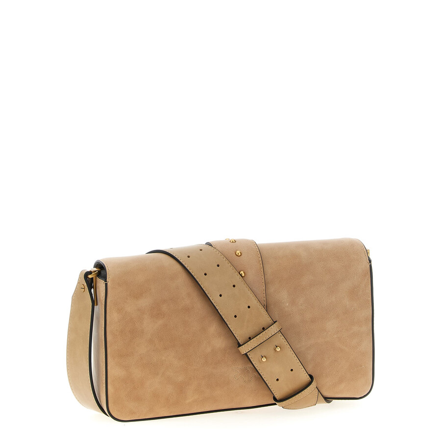 Pinko Love Bag Slouchy Medium Shoulder Bag In Brown