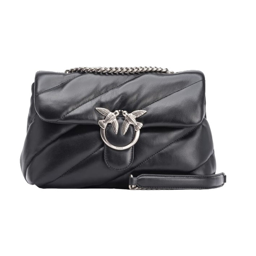 Pinko Love Classic Puff Crossbody Bag In Black