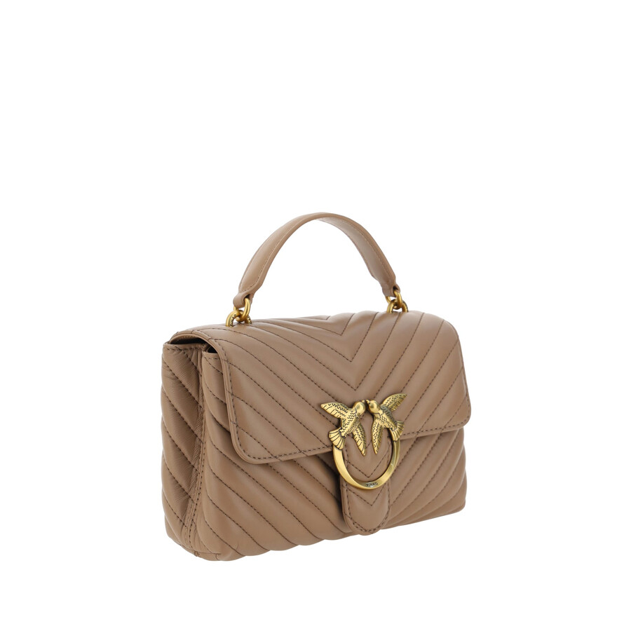 Pinko Love Lady Mini Handbag In Neutral