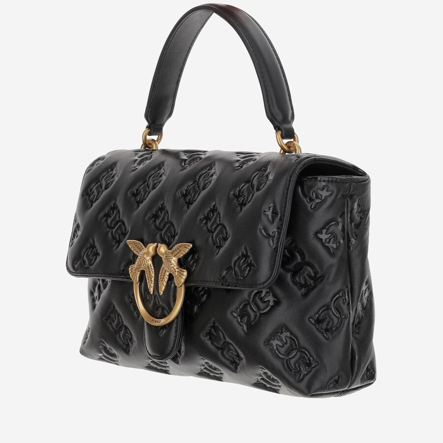 Pinko Love Lady Puff Classic Shoulder Bag In Black
