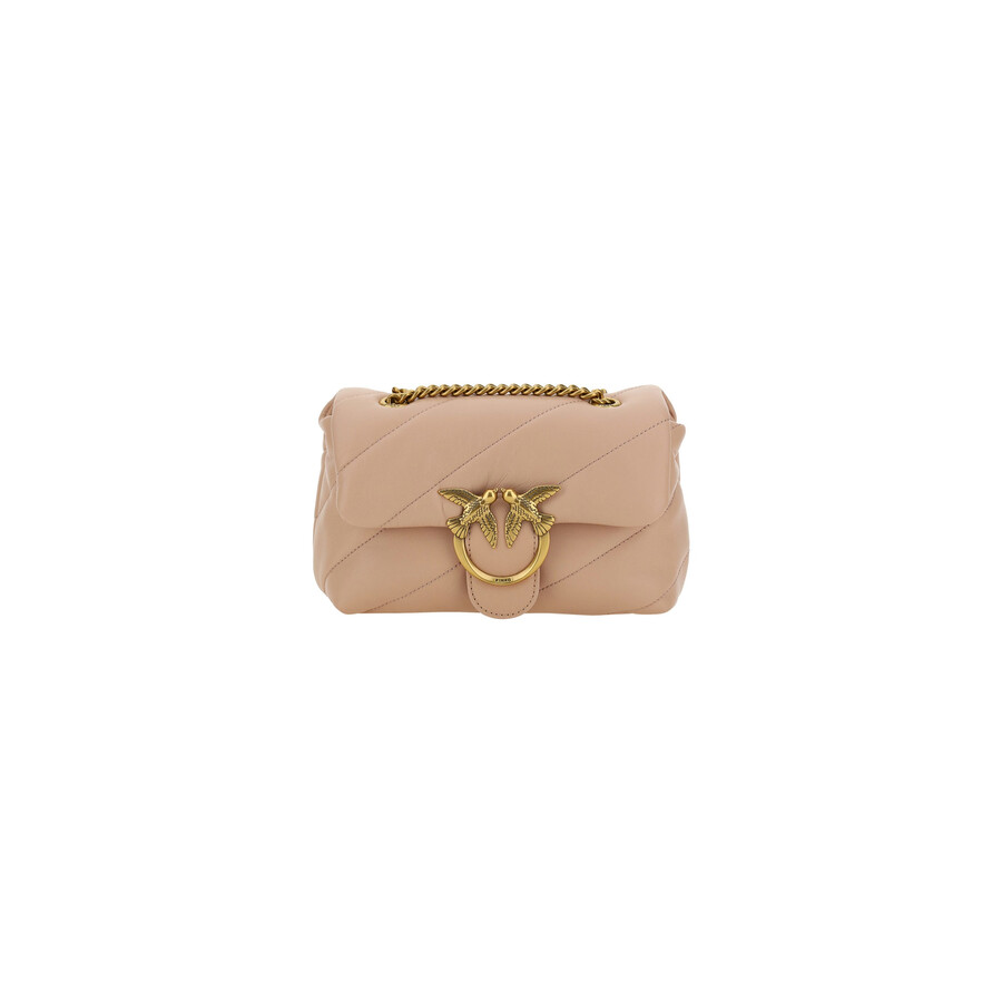 Pinko Love Mini Puff Shoulder Bag In Pink