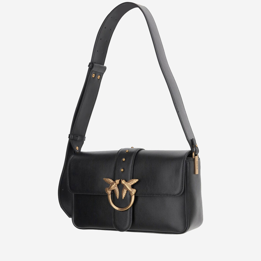 Pinko Mini Love One Slouchy Shoulder Bag In Multi