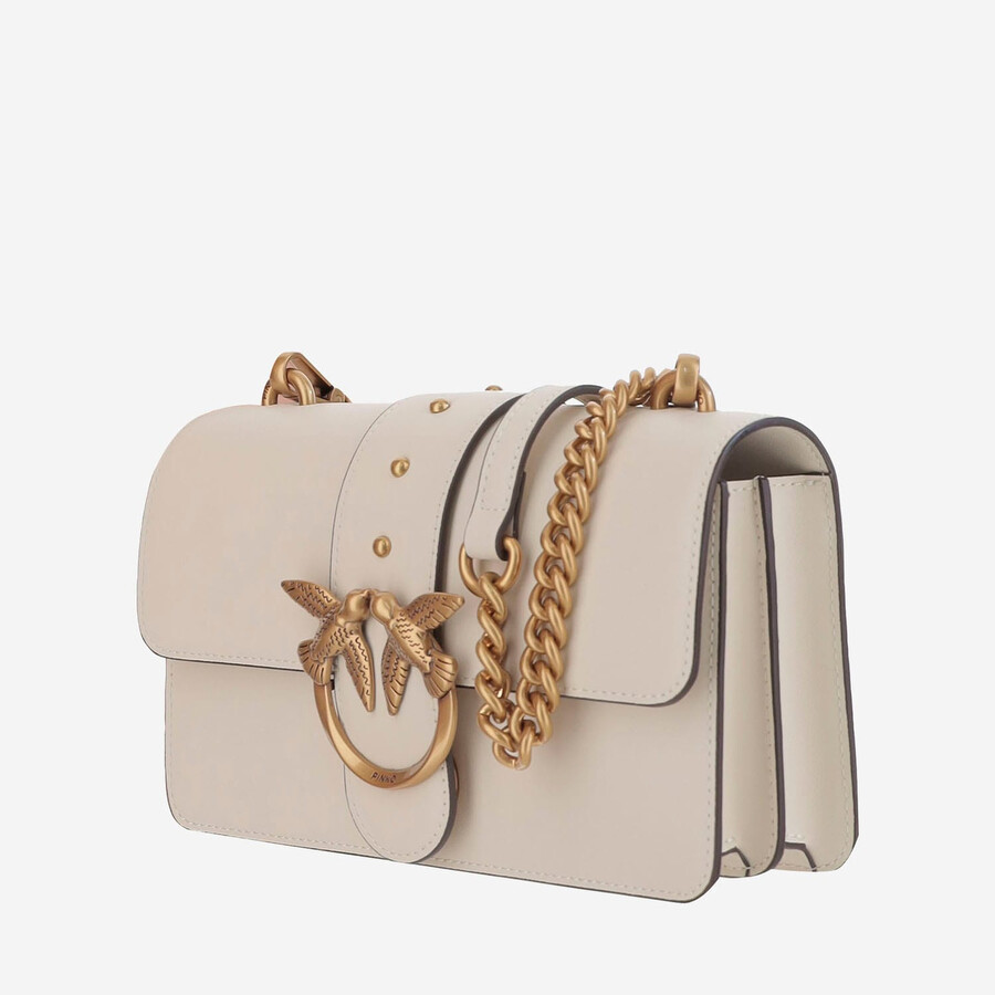 Pinko Love One Leather Crossbody Bag