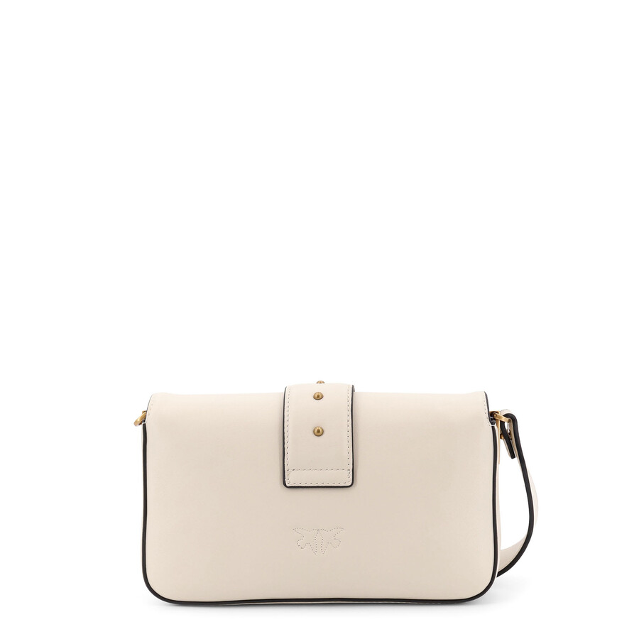 Pinko Mini Love One Shoulder Bag In White