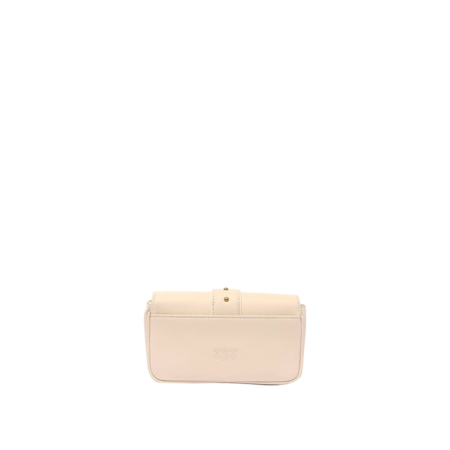 Pinko Love One Pocket Crossbody Bag In Neutral