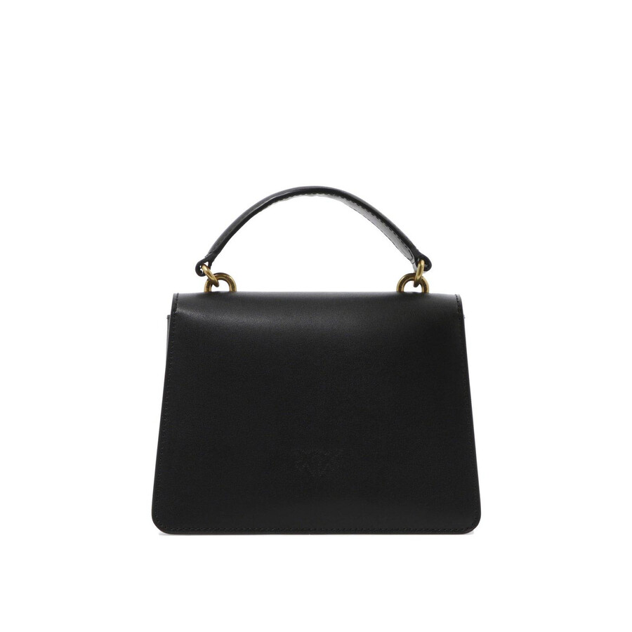 Pinko Mini Love One Handbag In Black