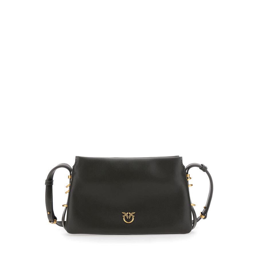 Pinko Triplet Mini Crossbody Bag In Black