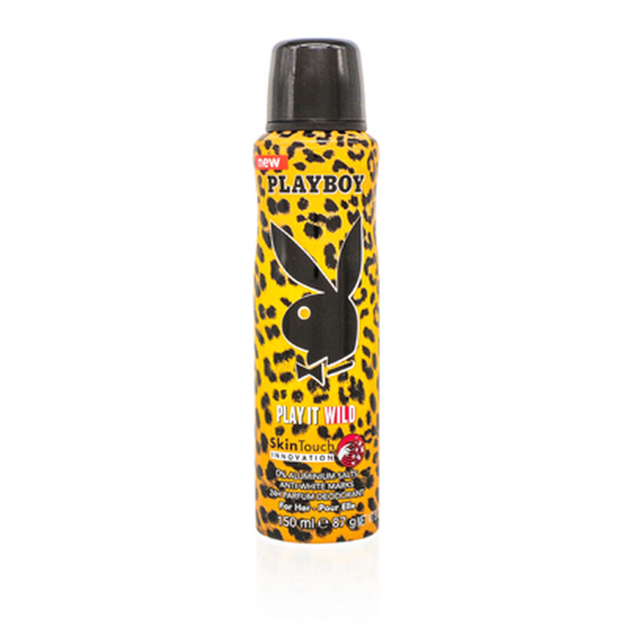 Coty Playboy Play It Wild / Coty Skin Touch Deodorant & Body Spray 5.0