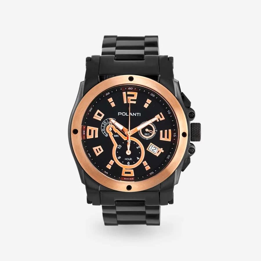Polanti Zone Chronograph Rose Gold-tone Dial Men's Watch PLZ-2800RG