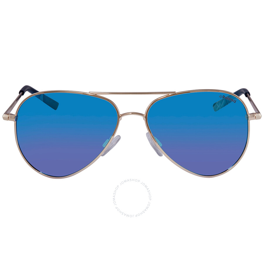 Polaroid Polarized Blue Pilot Unisex Sunglasses Pld 6012/n 0j5g/jy 56