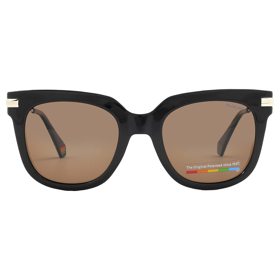 Polaroid Bronze Square Ladies Sunglasses Pld 6180/s 0807/sp 51