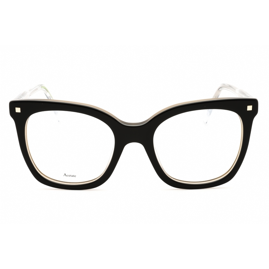 Polaroid Core Ladies Black Rectangular Eyeglass Frames Pldd507
