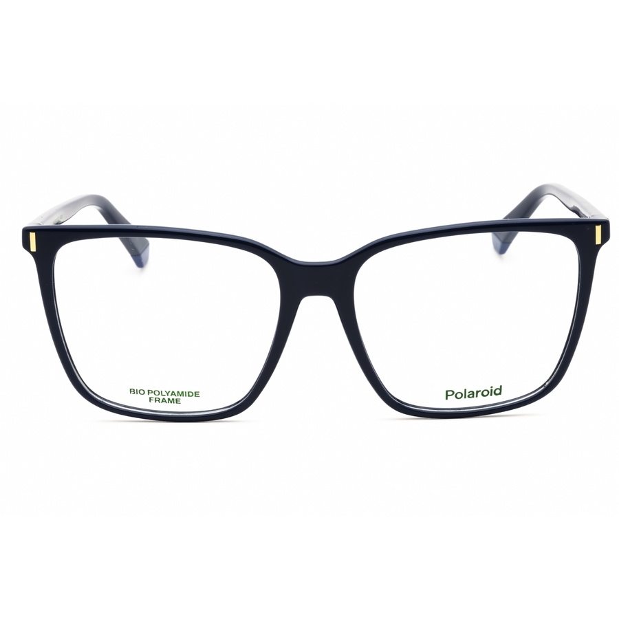 Polaroid Core Ladies Blue Rectangular Eyeglass Frames Pldd537