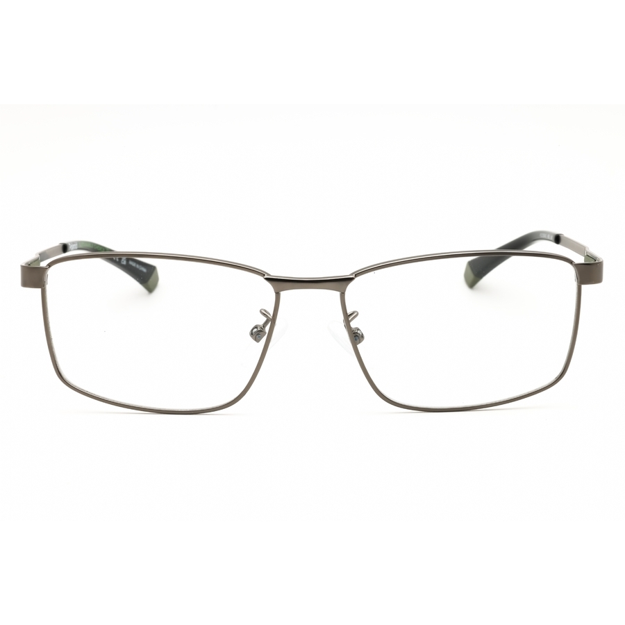 Polaroid Core Men's Silver Tone Rectangular Eyeglass Frames Pldd534g