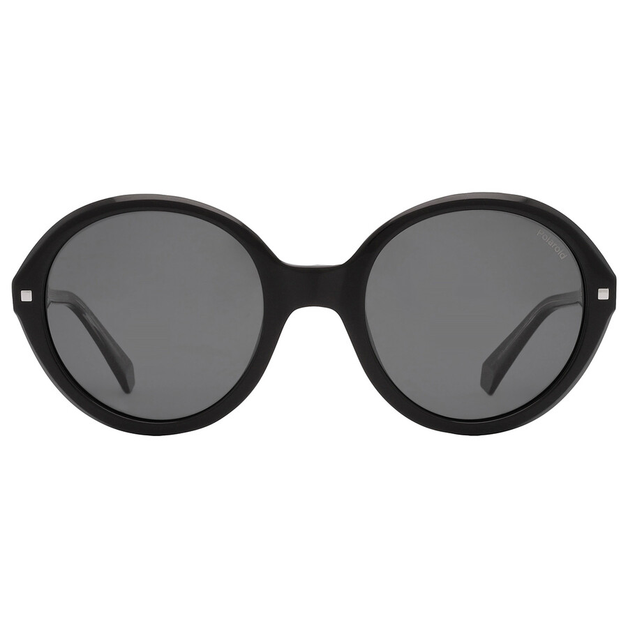 Polaroid Core Polarized Grey Oval Ladies Sunglasses Pld 4114/s/x 0807/m9 54