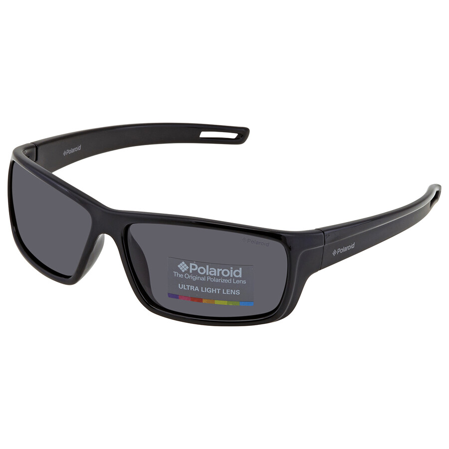 Polaroid Men's Black Oval Sunglasses P0423036Q0057 762753684868