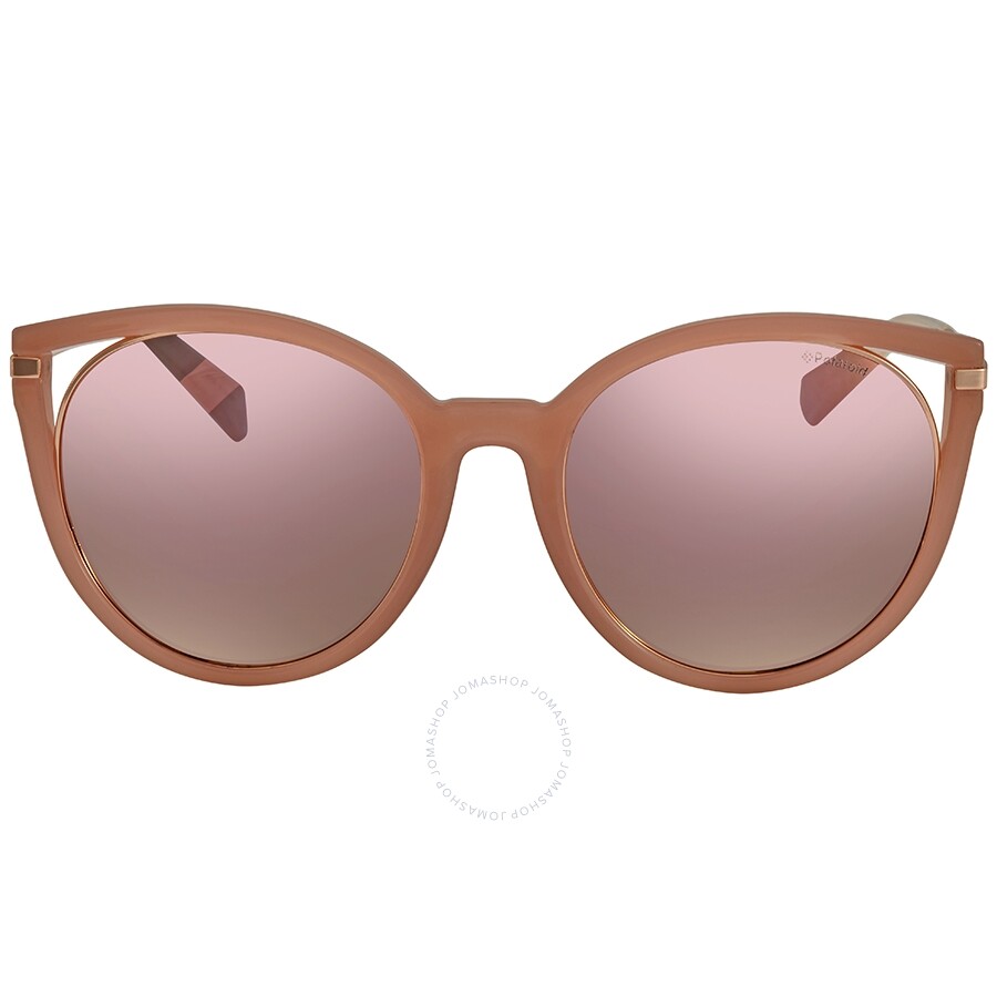Polaroid Pink Polarized Cat Eye Ladies Sunglasses PLD4067FS035J57