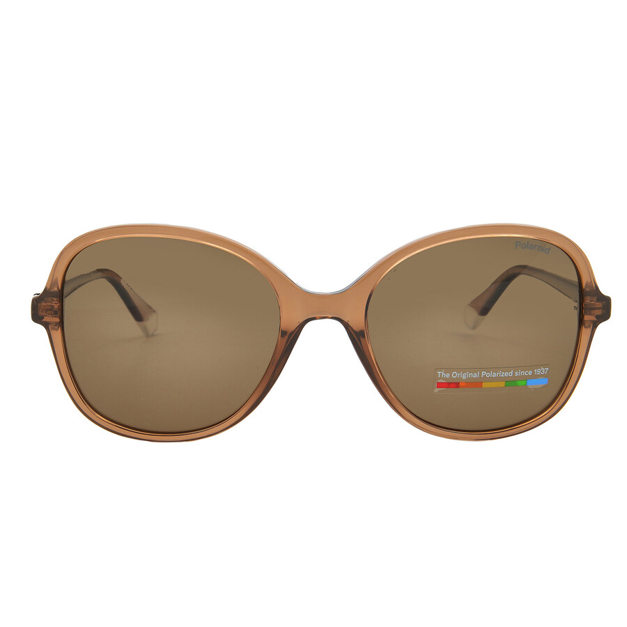 Polaroid Beige Resin Sunglasses