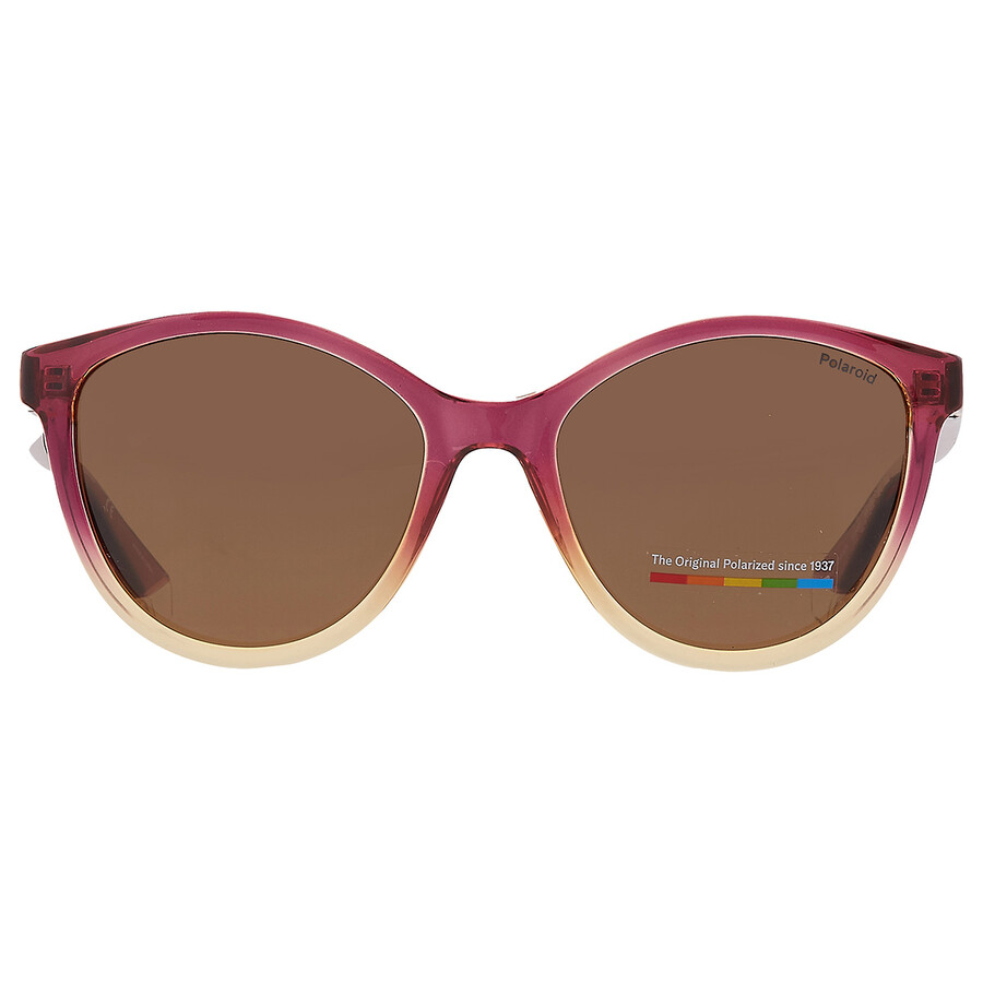 Polaroid Polarized Bronze Cat Eye Ladies Sunglasses Pld 4133/s/x 0s2n/sp 55