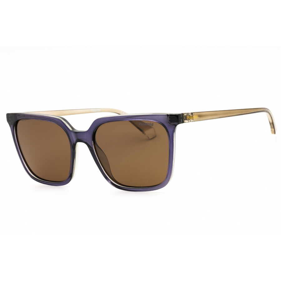Polaroid Polarized Bronze Square Ladies Sunglasses Pld 4163/s 0s2n/sp 0s2n/sp 55