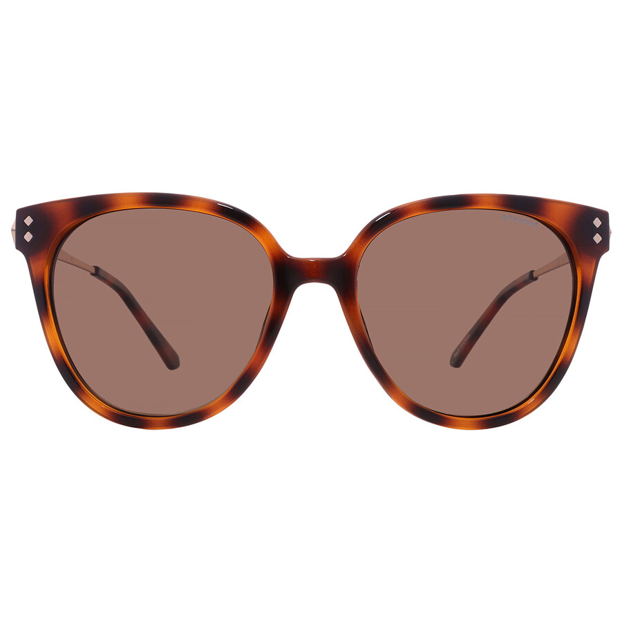 Polaroid Polarized Brown Cat Eye Ladies Sunglasses Pld 4047/s 0r8v/ig 54