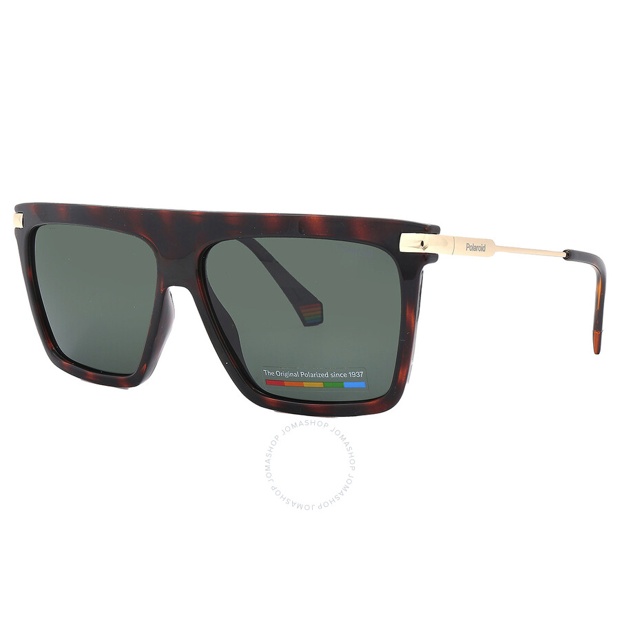 Polaroid Polarized Green Browline Men's Sunglasses Pld 6179/s 0086/uc 58 In Green