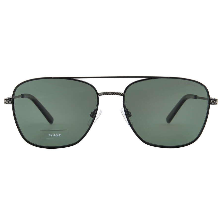 Polaroid Polarized Green Navigator Men's Sunglasses Pld 2068/s/x 0807/uc 58 In Gray