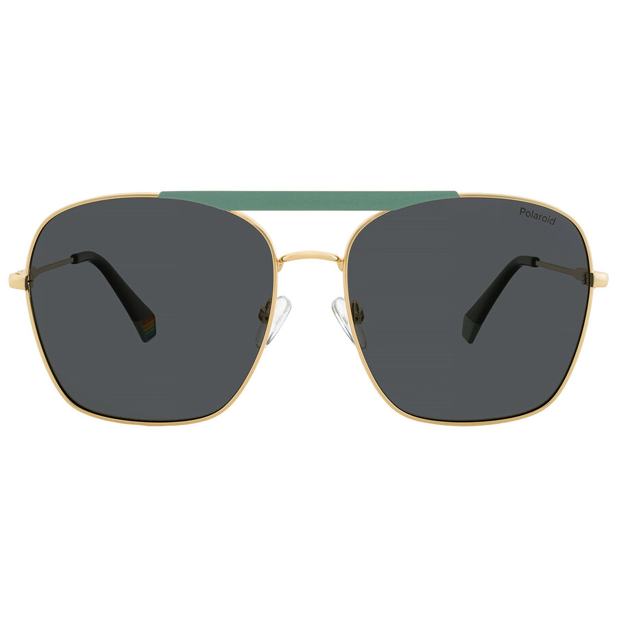 Polaroid Polarized Grey Pilot Ladies Sunglasses Pld 6201/s/x 03jn/m9 59