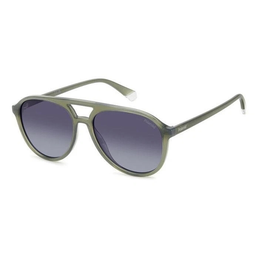 Polaroid Polarized Grey Shaded Pilot Men's Sunglasses Pld 4162/s 01ed/wj 56