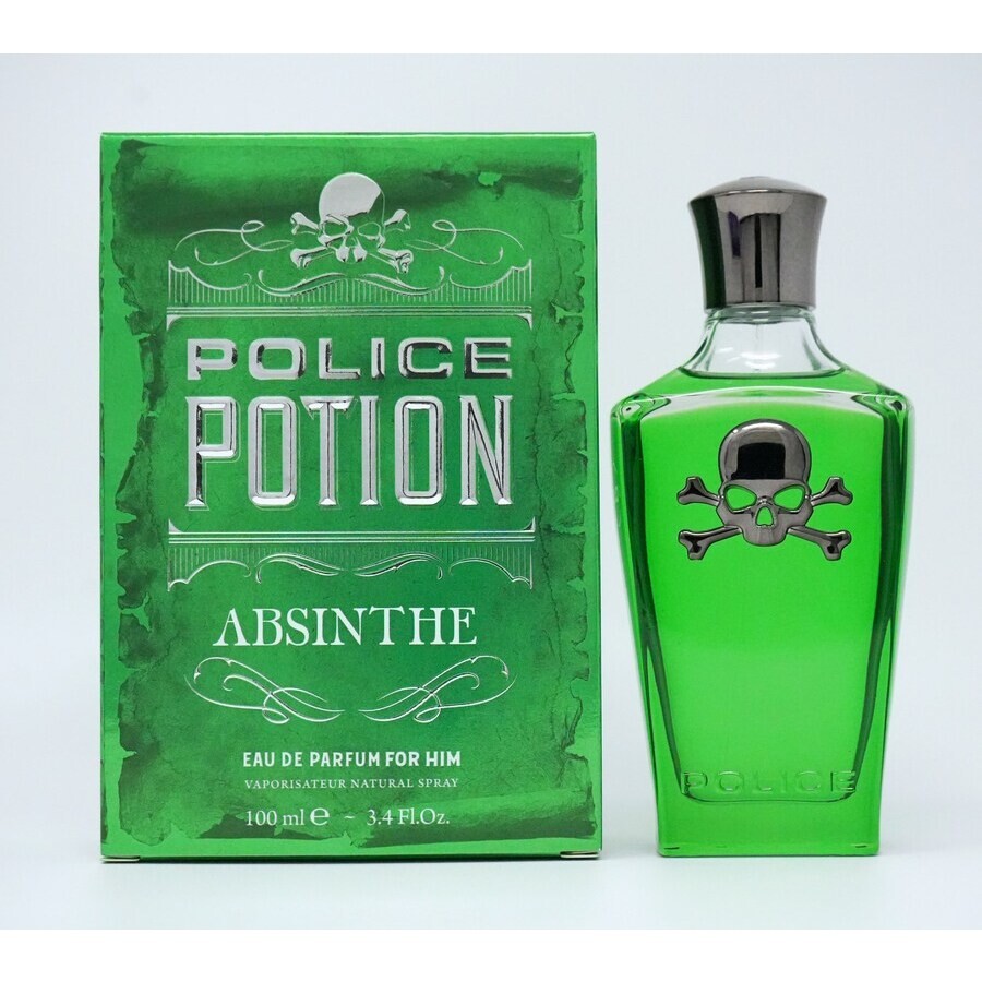 Shop Police Men's Potion Absinthe Edp Spray 3.3 oz Fragrances 679602143110 In Black