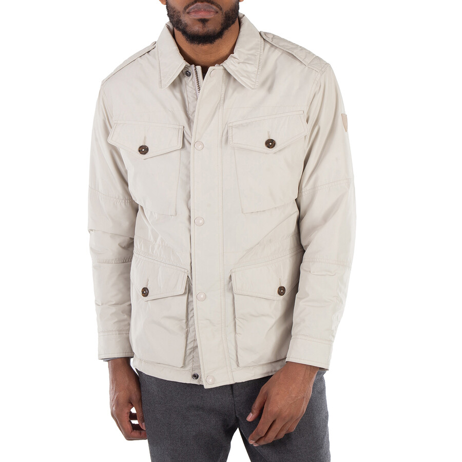 Applique-Logo Padded Jacket