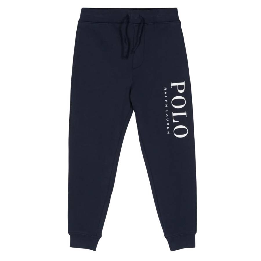 Boys Embroidered Logo Drawstring Trackpants