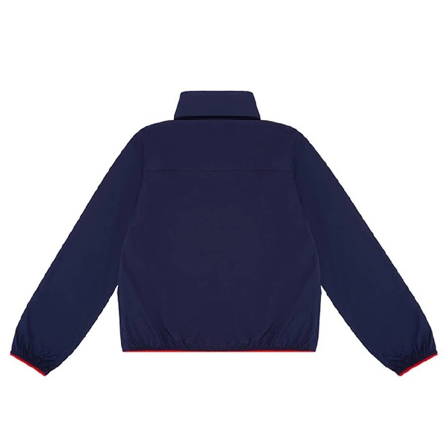 Polo Ralph Lauren Navy Lightweight Hooded Jacket In Blue