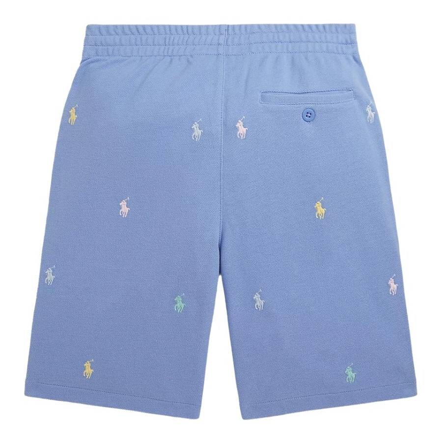 POLO RALPH LAUREN POLO RALPH LAUREN BOYS LOGO EMBROIDERY COTTON SHORTS
